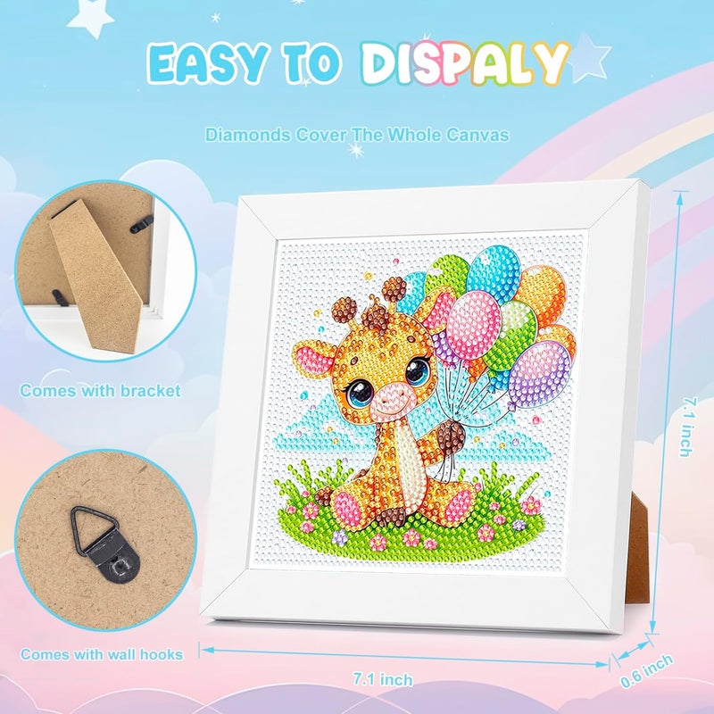 Nardoll Diamond Art Kits with Wooden Frame - Arts and Crafts - Dimond Art Painting by Numbers - GEM Art for Beginners Adult Home Wall Decor - Image 3